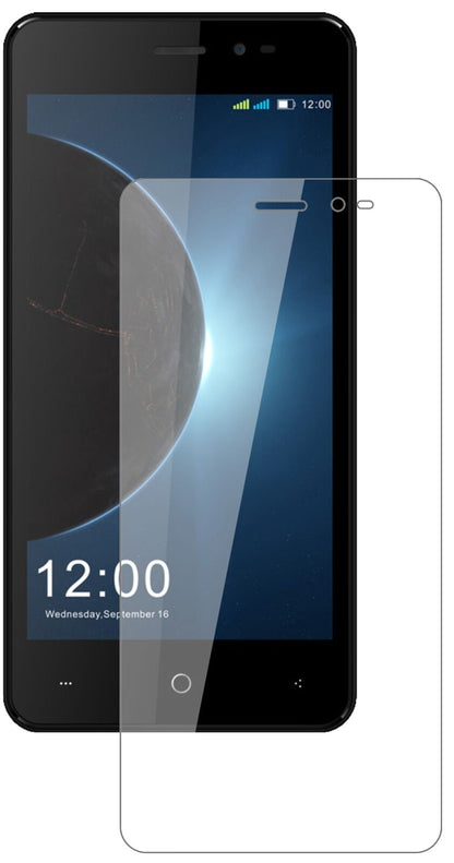 Klare Displayschutzfolie von dipos passend für Leagoo Z6, 9H kratzfest und blasenfrei montiert
