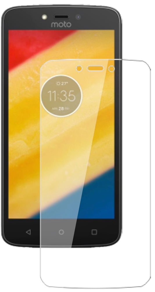 Klare Displayschutzfolie von dipos passend für Lenovo Moto C, 9H kratzfest und blasenfrei montiert