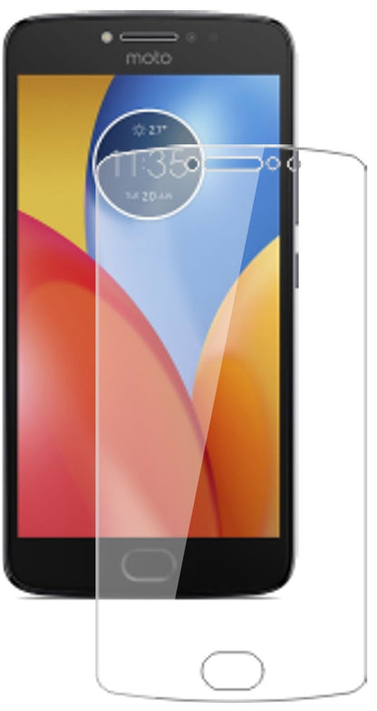 Klare Displayschutzfolie von dipos passend für Lenovo Moto E4 Plus, 9H kratzfest und blasenfrei montiert