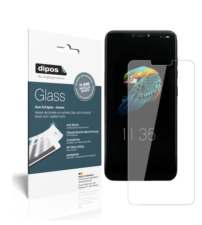 Klare Displayschutzfolie von dipos passend für Lenovo S5 Pro GT, 9H kratzfest und blasenfrei montiert