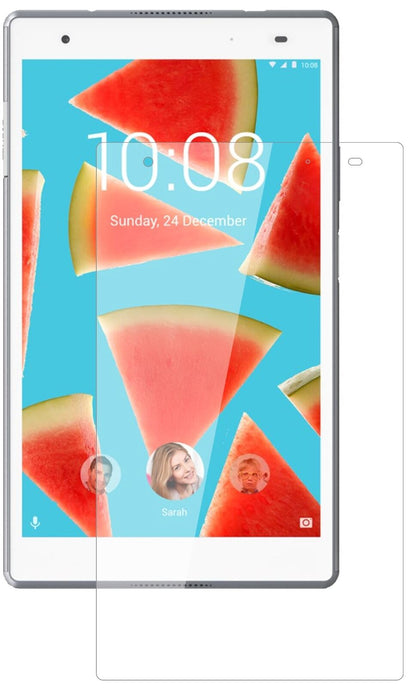 Klare Displayschutzfolie von dipos passend für Lenovo Tab 4 8 Plus, 9H kratzfest und blasenfrei montiert