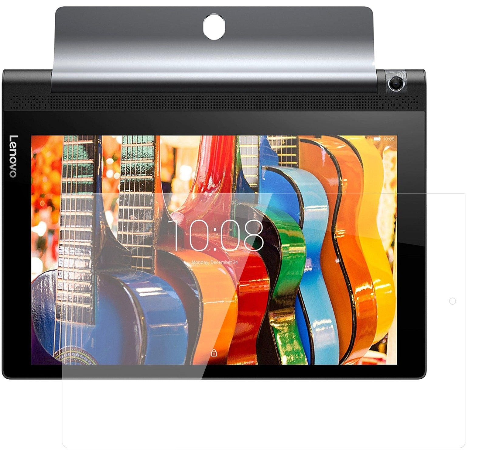 Klare Displayschutzfolie von dipos passend für Lenovo Yoga Tablet 3 (10 Zoll), 9H kratzfest und blasenfrei montiert