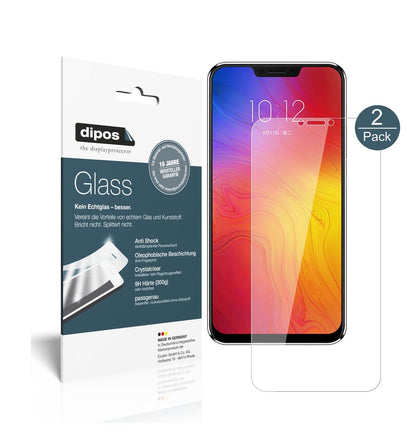 Klare Displayschutzfolie von dipos passend für Lenovo Z5, 9H kratzfest und blasenfrei montiert