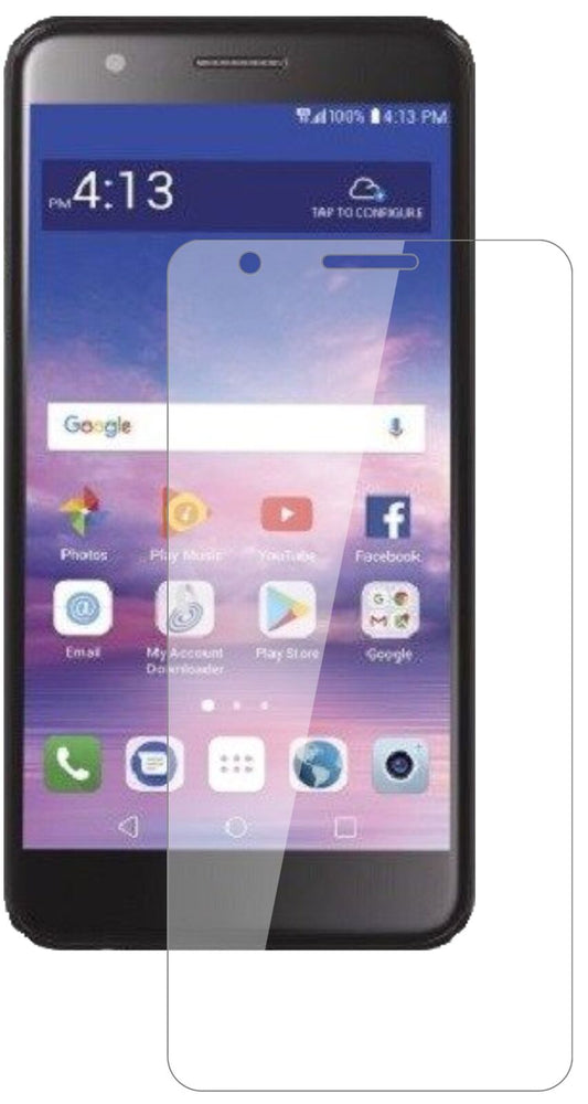 Klare Displayschutzfolie von dipos passend für LG Premier Pro L413DL, 9H kratzfest und blasenfrei montiert