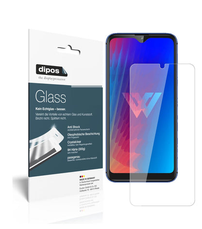 Klare Displayschutzfolie von dipos passend für LG W30, 9H kratzfest und blasenfrei montiert