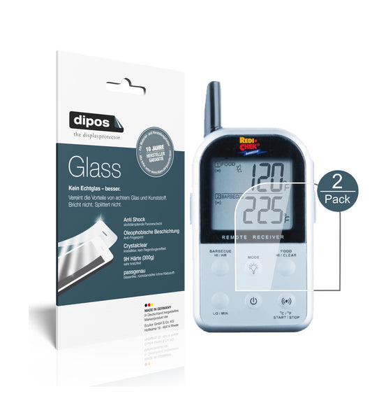 Klare Displayschutzfolie von dipos passend für Maverick ET-733, 9H kratzfest und blasenfrei montiert