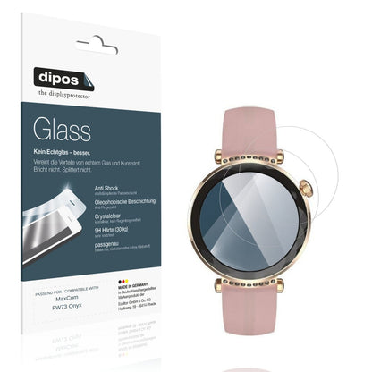 Klare Displayschutzfolie von dipos passend für MaxCom FW73 Onyx, 9H kratzfest und blasenfrei montiert
