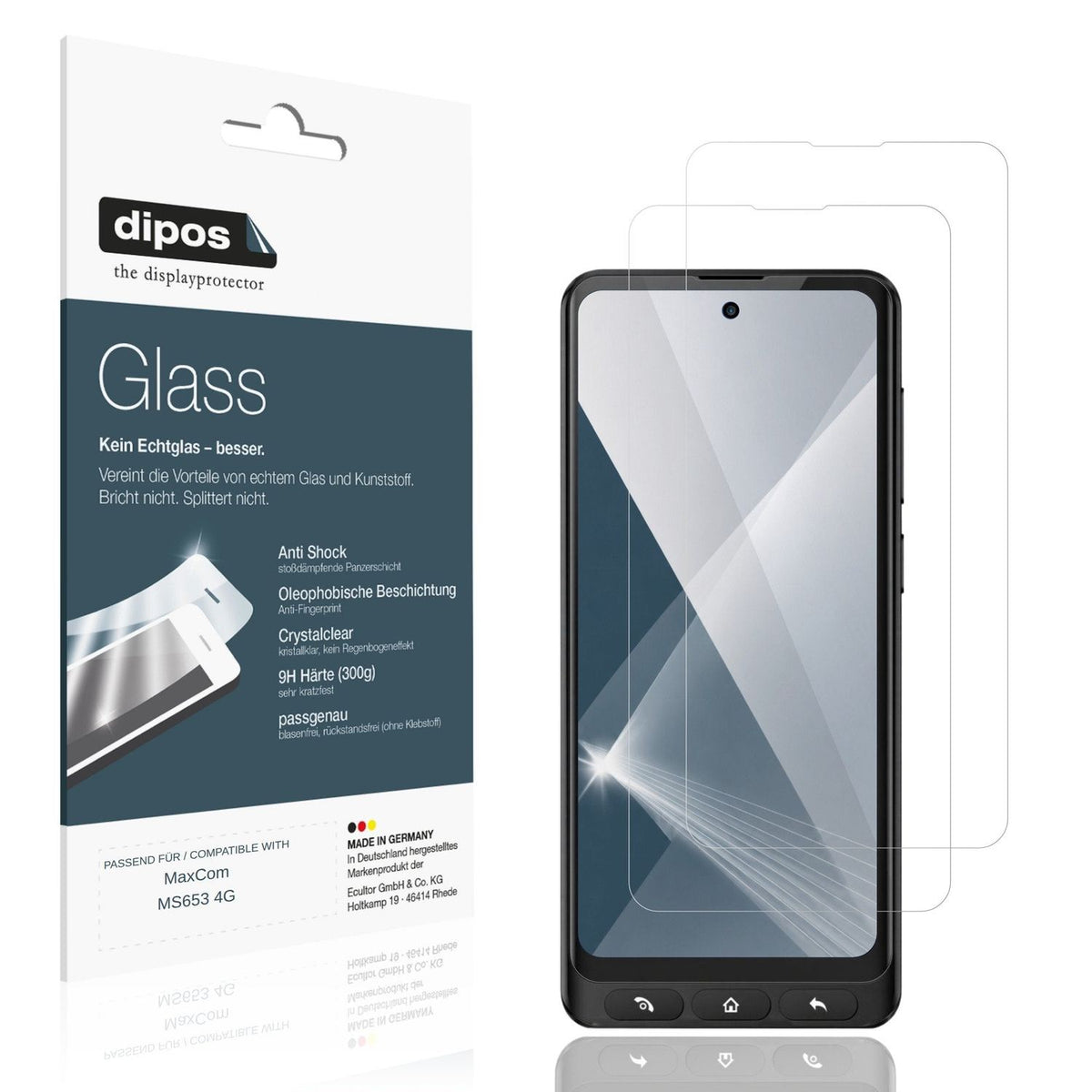 Displayschutz hergestellt in Deutschland, höchste Qualität made in Germany