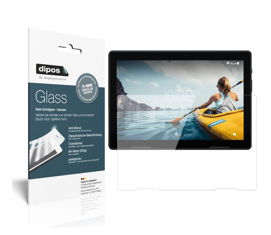 Klare Displayschutzfolie von dipos passend für Medion Life P10710 ?10 Zoll Tablet, 9H kratzfest und blasenfrei montiert
