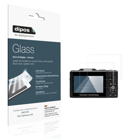 Klare Displayschutzfolie von dipos passend für MEIION 002 Optinexo 5K, 9H kratzfest und blasenfrei montiert