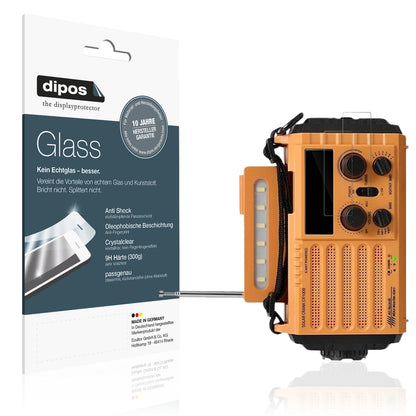 Klare Displayschutzfolie von dipos passend für Mesqool 1009-Y, 9H kratzfest und blasenfrei montiert