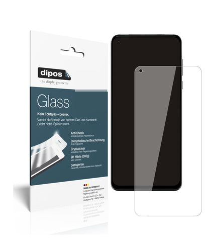 Klare Displayschutzfolie von dipos passend für Motorola Moto G Stylus (2021), 9H kratzfest und blasenfrei montiert