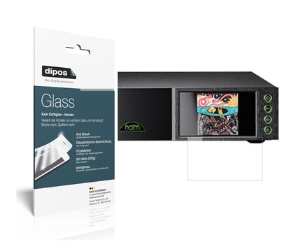 Klare Displayschutzfolie von dipos passend für Naim NDX 2, 9H kratzfest und blasenfrei montiert