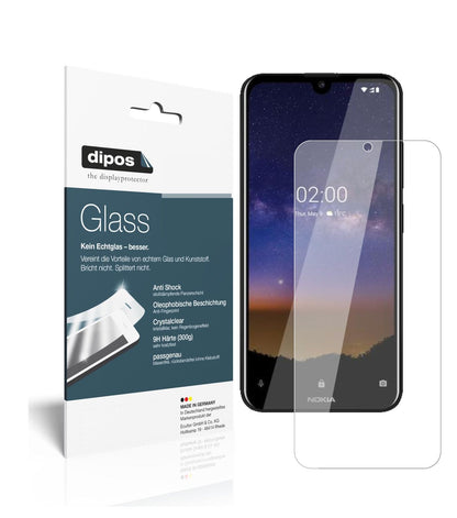 Klare Displayschutzfolie von dipos passend für Nokia 46055, 9H kratzfest und blasenfrei montiert