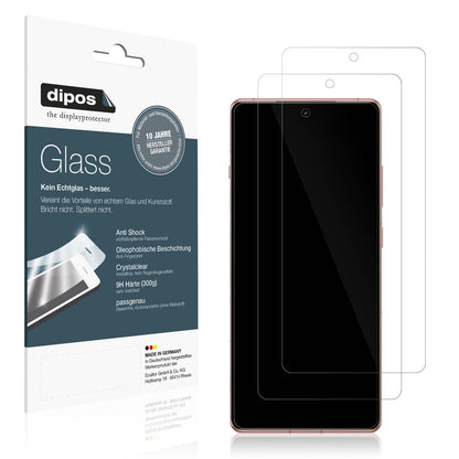 Klare Displayschutzfolie von dipos passend für OnePlus Ace3, 9H kratzfest und blasenfrei montiert