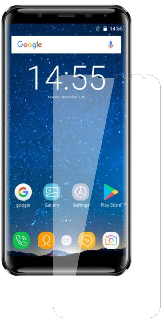 Klare Displayschutzfolie von dipos passend für Oukitel K5000, 9H kratzfest und blasenfrei montiert