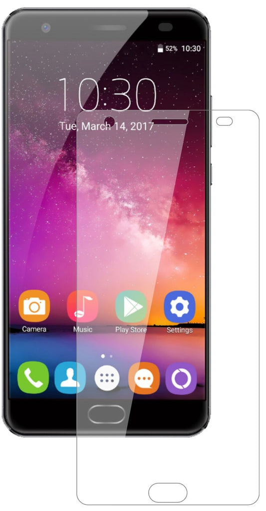 Klare Displayschutzfolie von dipos passend für Oukitel K6000 Plus, 9H kratzfest und blasenfrei montiert