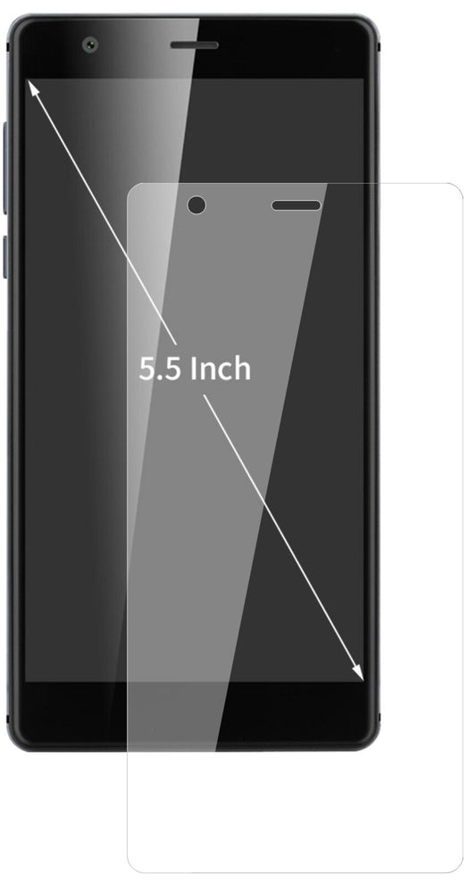 Klare Displayschutzfolie von dipos passend für Oukitel U13, 9H kratzfest und blasenfrei montiert