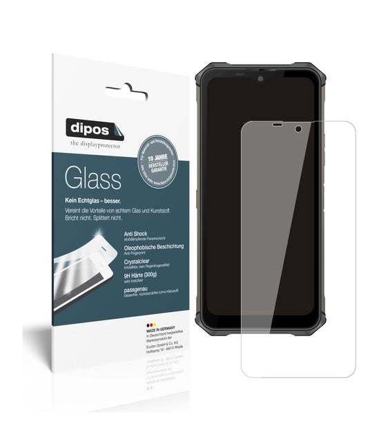 Klare Displayschutzfolie von dipos passend für Oukitel WP13, 9H kratzfest und blasenfrei montiert