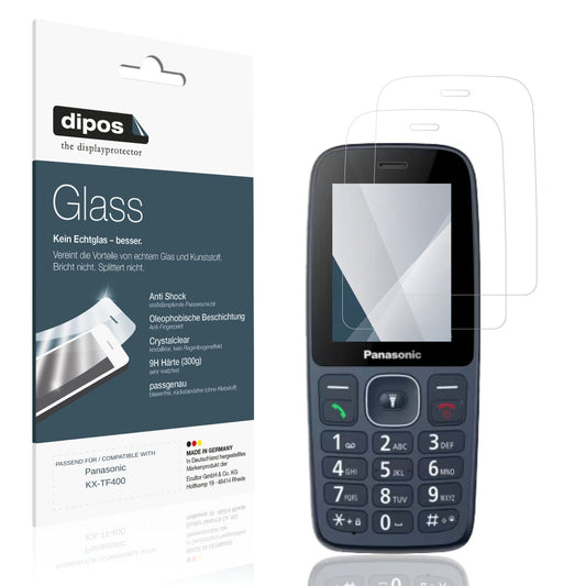 Klare Displayschutzfolie von dipos passend für Panasonic KX-TF400, 9H kratzfest und blasenfrei montiert