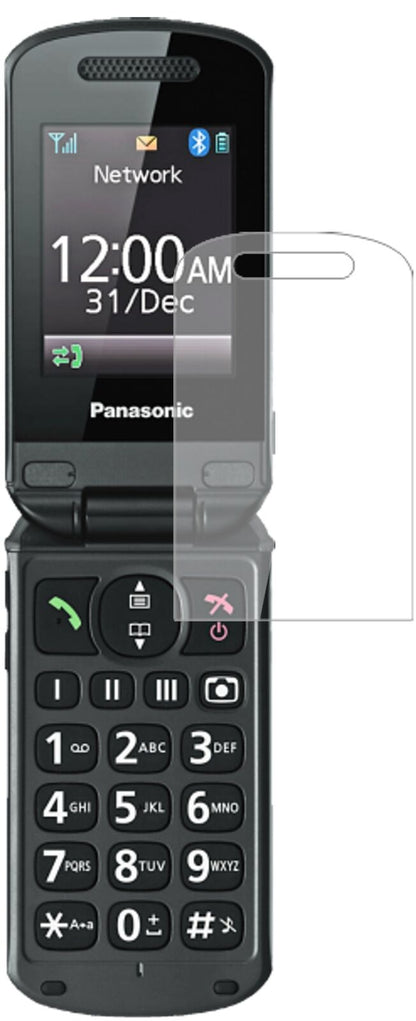 Klare Displayschutzfolie von dipos passend für Panasonic KX-TU329, 9H kratzfest und blasenfrei montiert