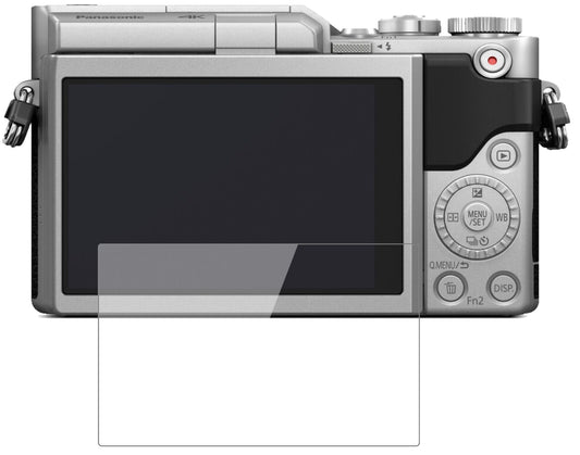 Klare Displayschutzfolie von dipos passend für Panasonic Lumix DC-GX880, 9H kratzfest und blasenfrei montiert