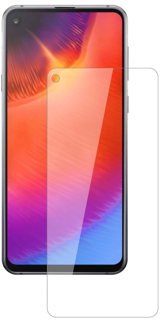 Klare Displayschutzfolie von dipos passend für Samsung Galaxy A60, 9H kratzfest und blasenfrei montiert