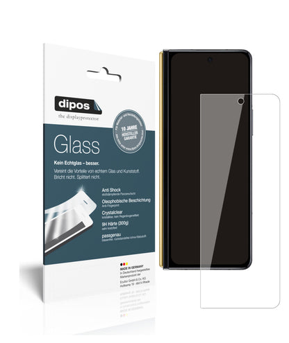 Klare Displayschutzfolie von dipos passend für Samsung Galaxy W22, 9H kratzfest und blasenfrei montiert