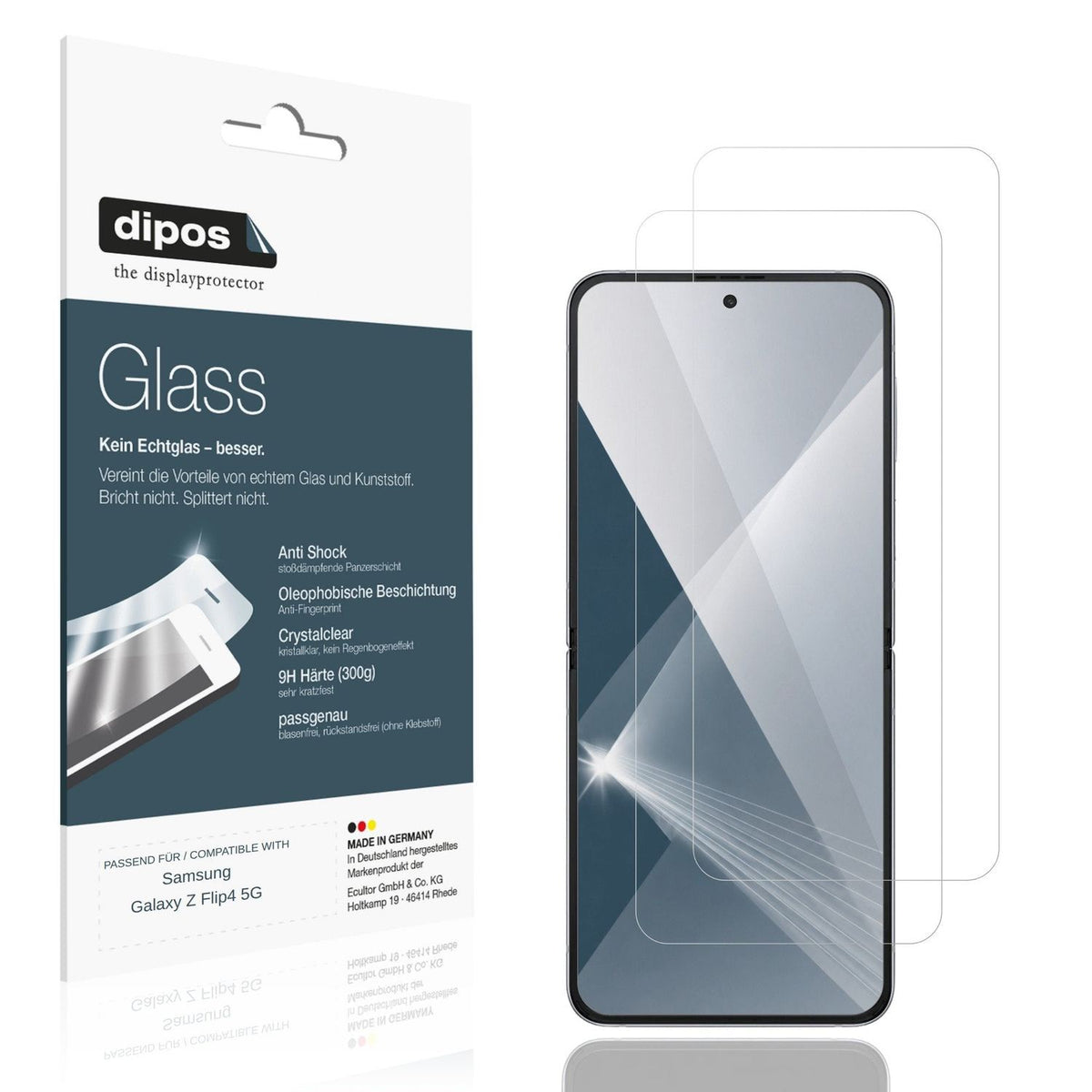 Displayschutz hergestellt in Deutschland, höchste Qualität made in Germany