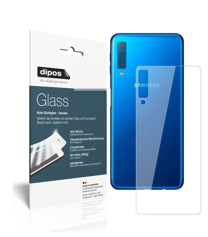 Klare Displayschutzfolie von dipos passend für Samsung J4 Core (2018) Rückseite, 9H kratzfest und blasenfrei montiert