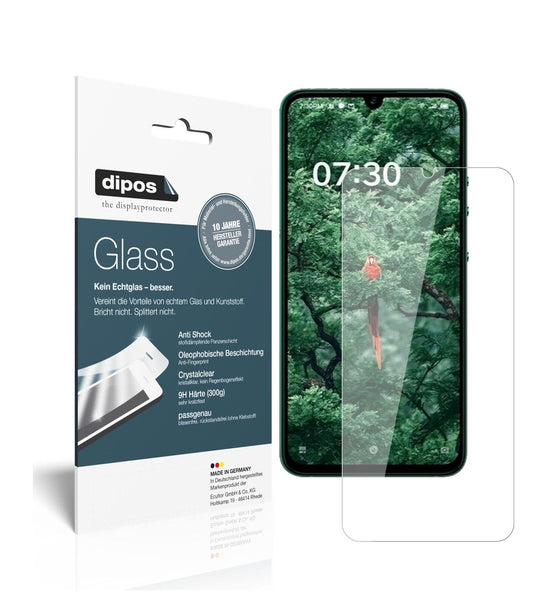 Klare Displayschutzfolie von dipos passend für Smartisan Nut Pro 3, 9H kratzfest und blasenfrei montiert