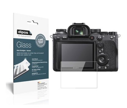 Klare Displayschutzfolie von dipos passend für Sony Alpha 99, 9H kratzfest und blasenfrei montiert