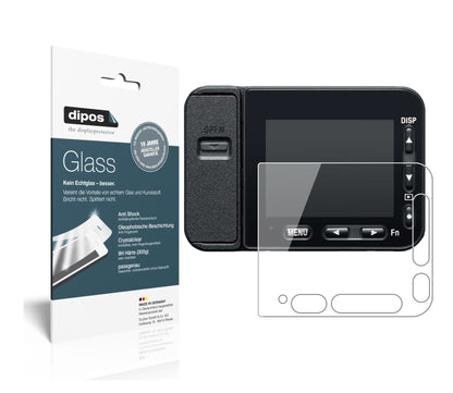 Klare Displayschutzfolie von dipos passend für Sony DSC-RX0 II, 9H kratzfest und blasenfrei montiert