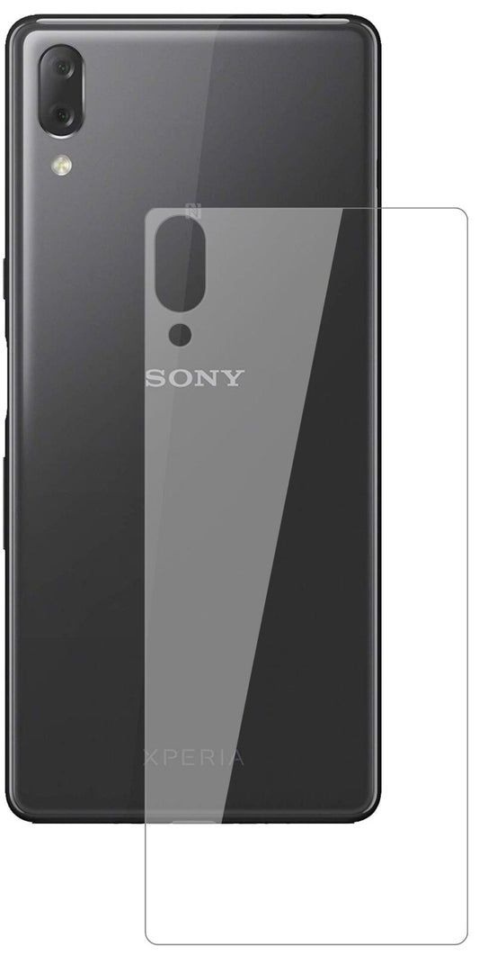 Klare Displayschutzfolie von dipos passend für Sony Xperia L3 Rückseite, 9H kratzfest und blasenfrei montiert