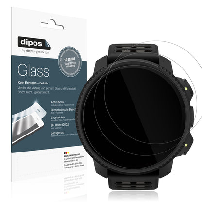 Klare Displayschutzfolie von dipos passend für Suunto Vertical 2, 9H kratzfest und blasenfrei montiert