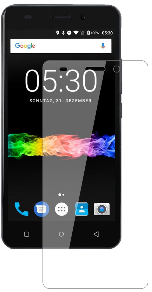 Klare Displayschutzfolie von dipos passend für Swisstone SD 530, 9H kratzfest und blasenfrei montiert