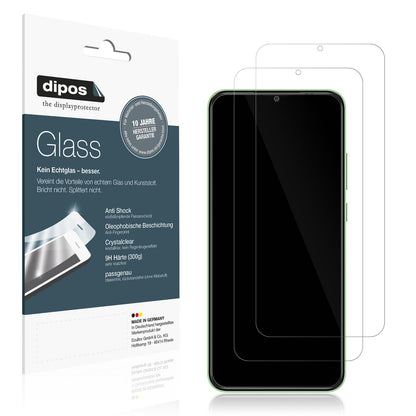 Klare Displayschutzfolie von dipos passend für Symphony Z55, 9H kratzfest und blasenfrei montiert