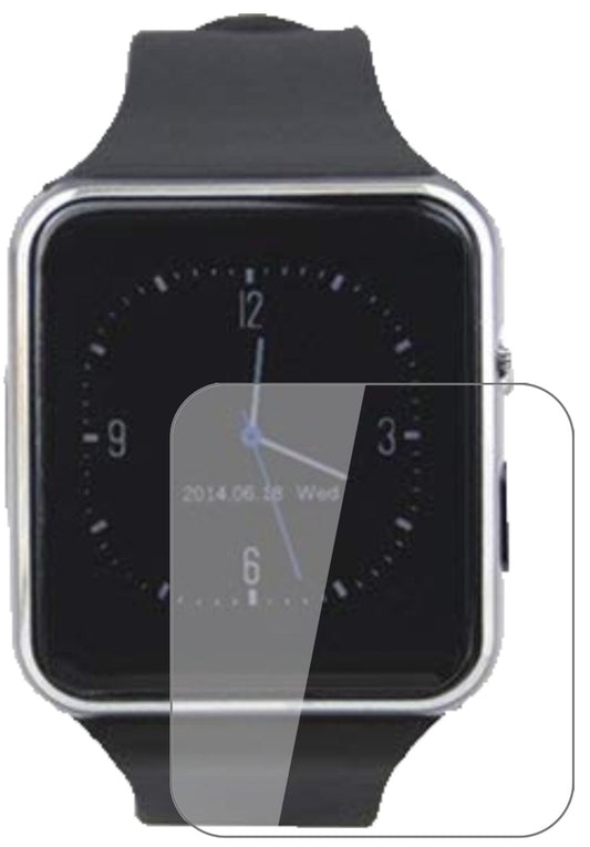 Klare Displayschutzfolie von dipos passend für Tagobee TB01 Smartwatch, 9H kratzfest und blasenfrei montiert