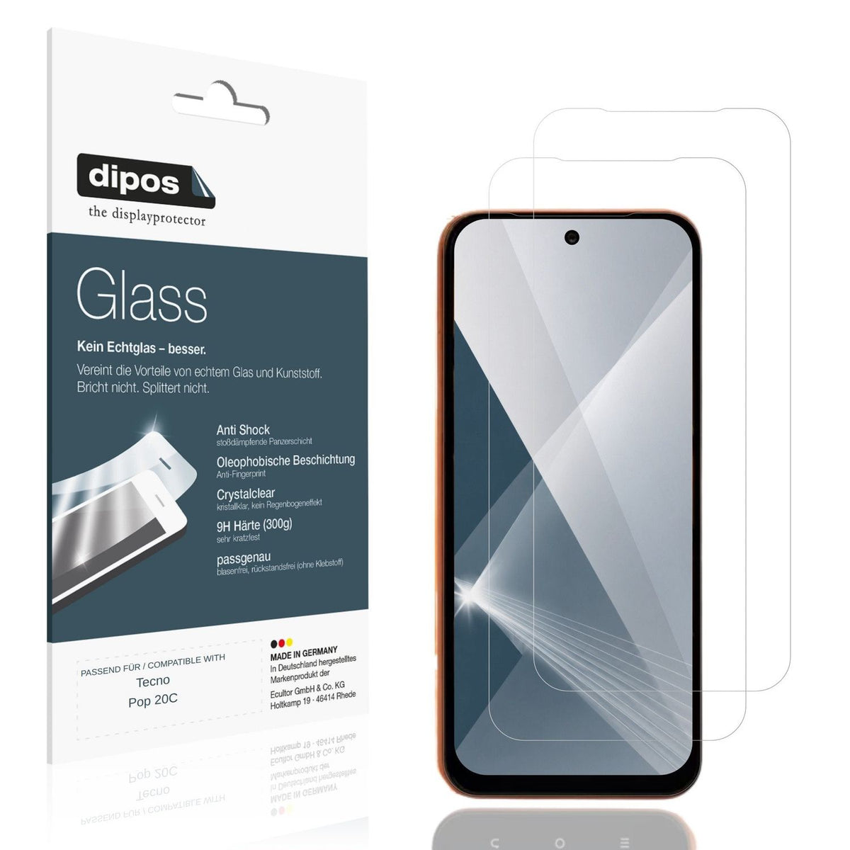 Displayschutz hergestellt in Deutschland, höchste Qualität made in Germany