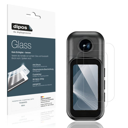 Klare Displayschutzfolie von dipos passend für TKMARS Mini, 9H kratzfest und blasenfrei montiert