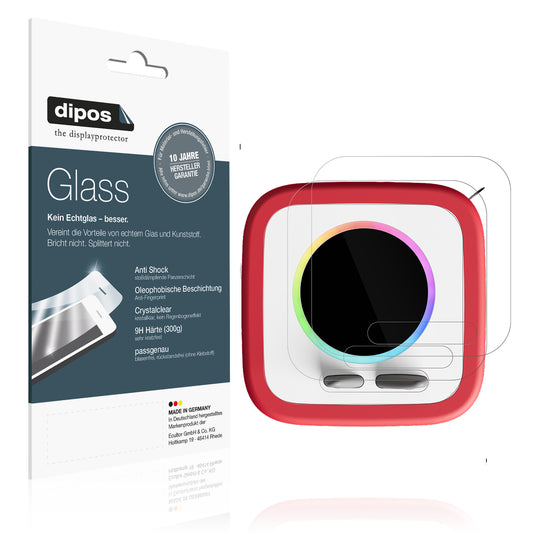 Klare Displayschutzfolie von dipos passend für Toni Toniebox 2, 9H kratzfest und blasenfrei montiert