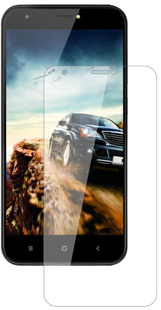 Klare Displayschutzfolie von dipos passend für Ulefone S7 Pro, 9H kratzfest und blasenfrei montiert