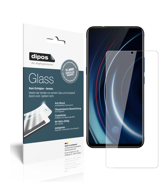 Klare Displayschutzfolie von dipos passend für Vivo IQOO Neo, 9H kratzfest und blasenfrei montiert