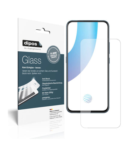 Klare Displayschutzfolie von dipos passend für Vivo V17 Pro, 9H kratzfest und blasenfrei montiert