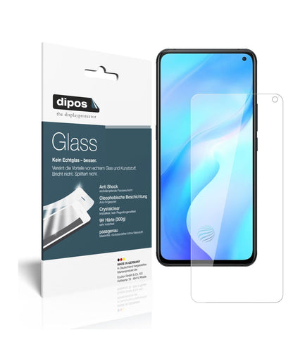 Klare Displayschutzfolie von dipos passend für Vivo X30 Pro, 9H kratzfest und blasenfrei montiert