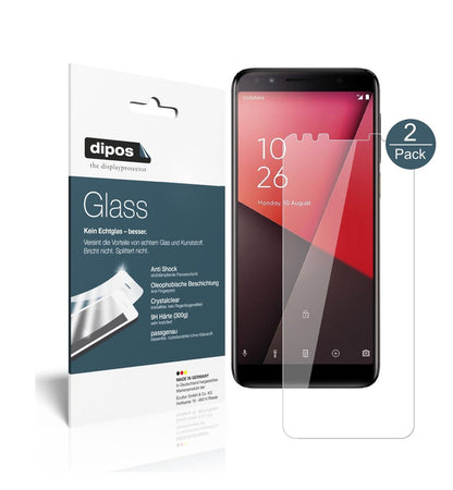 Klare Displayschutzfolie von dipos passend für Vodafone Smart N9, 9H kratzfest und blasenfrei montiert