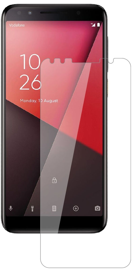 Klare Displayschutzfolie von dipos passend für Vodafone Smart N9, 9H kratzfest und blasenfrei montiert