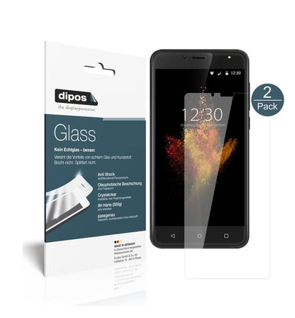 Klare Displayschutzfolie von dipos passend für Wieppo S6 Lite, 9H kratzfest und blasenfrei montiert