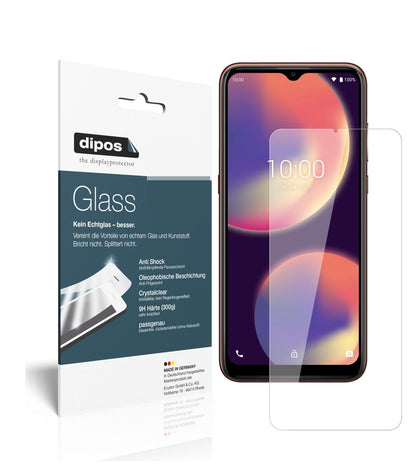Klare Displayschutzfolie von dipos passend für Wiko View 4, 9H kratzfest und blasenfrei montiert