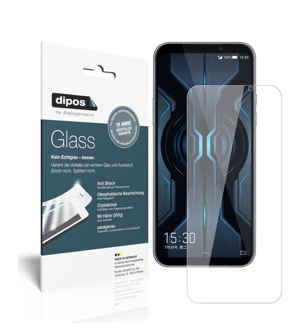 Klare Displayschutzfolie von dipos passend für Xiaomi Black Shark 2 Pro, 9H kratzfest und blasenfrei montiert